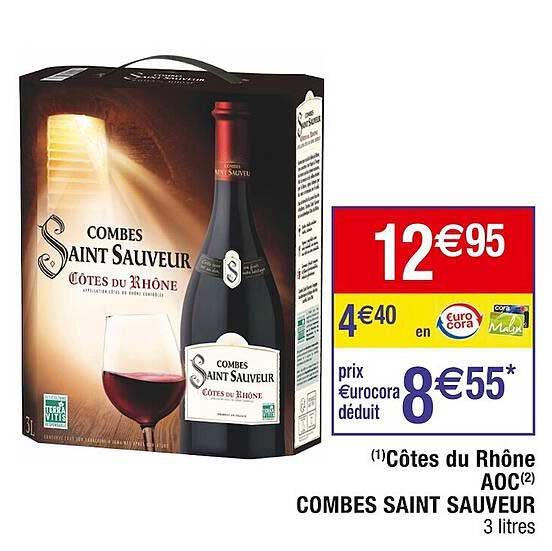 côtes du rhône aoc combes saint sauveur