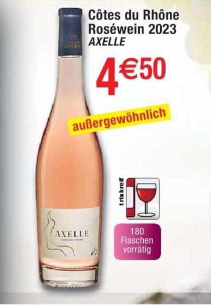 côtes du rhône roséwein 2023 axelle