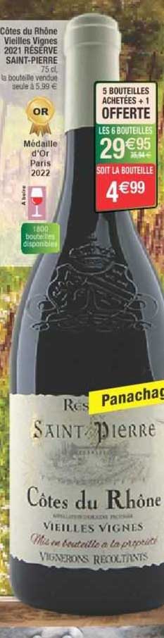 côtes du rhône vieilles vignes 2021 réserve saint-pierre