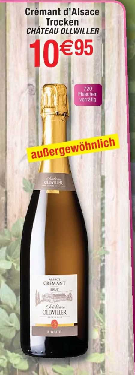 crémant d'alsace trocken château ollwiller