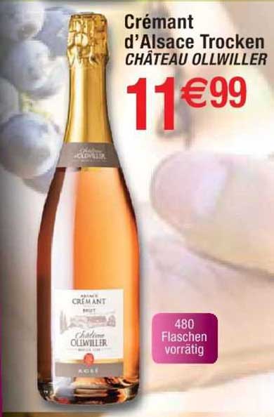 crémant d'alsace trocken château ollwiller