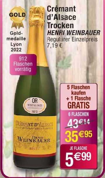 crémant d'alsace trocken henri weinbauer