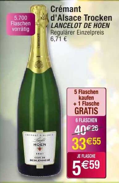 Crémant D'alsace Trocken Lancelot De Hoen