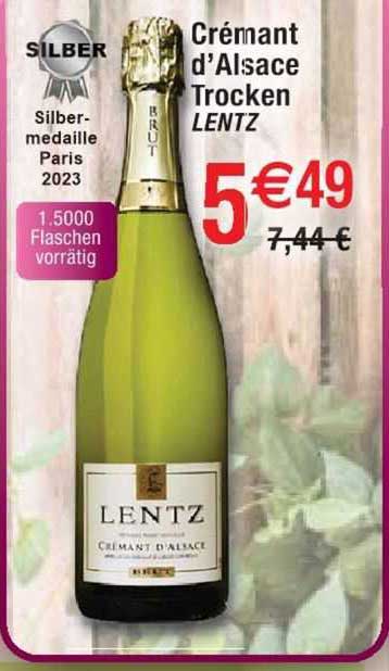 crémant d'alsace trocken lentz