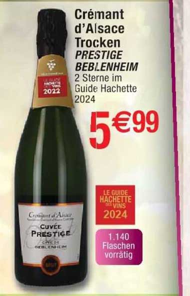 crémant d'alsace trocken prestige beblenheim