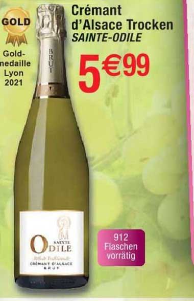 Crémant D'alsace Trocken Sainte-odile