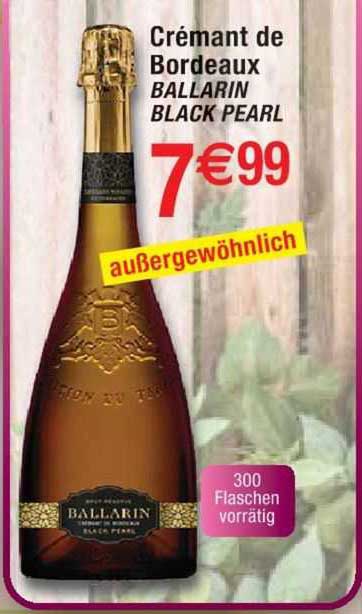 crémant de bordeaux ballarin black pearl