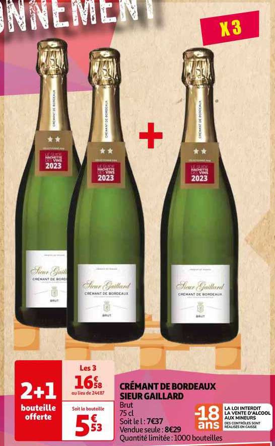 crémant de bordeaux sieur gaillard