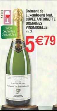 crémant de luxembourg brut cuvée antoinette domaines vinsmoselle