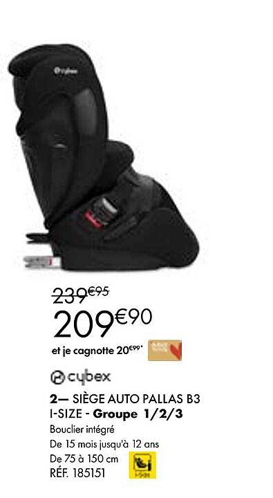 cybex siège auto pallas b3 i-size