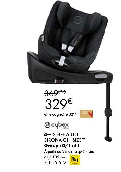 cybex siège auto sirona gi i-size