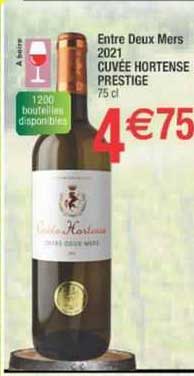 entre deux mers 2021 cuvée hortense prestige