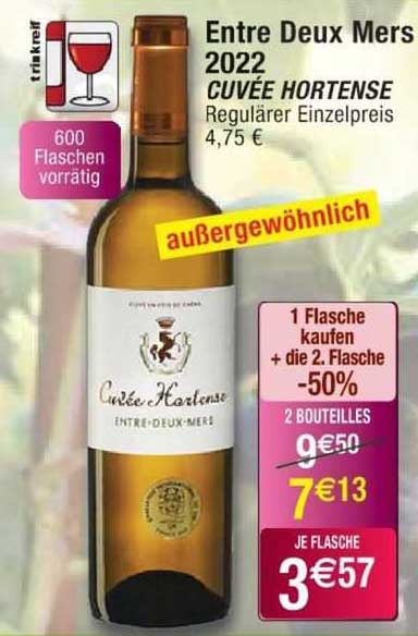 entre deux mers 2022 cuvée hortense