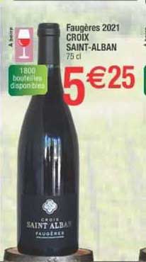 Faugères 2021 Croix Saint-alban