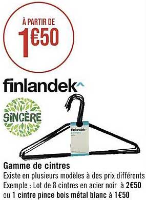 Gamme De Cintres