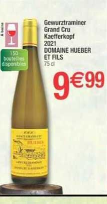 gewurztraminer grand cru kaefferkopf 2021 domaine hueber et fils
