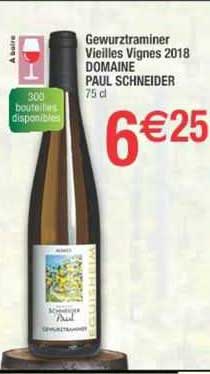 gewurztraminer vieilles vignes 2018 domaine paul schneider