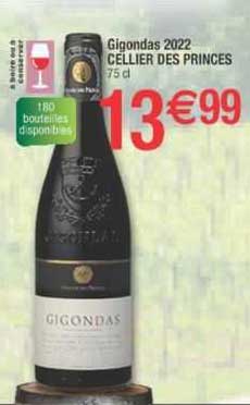 gigondas 2022 cellier des princes