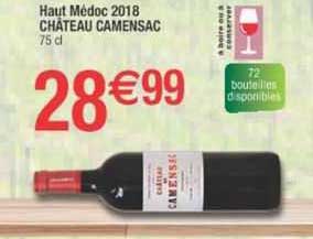 haut médoc 2018 château camensac