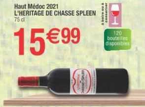 haut médoc 2021 l'héritage de chasse spleen