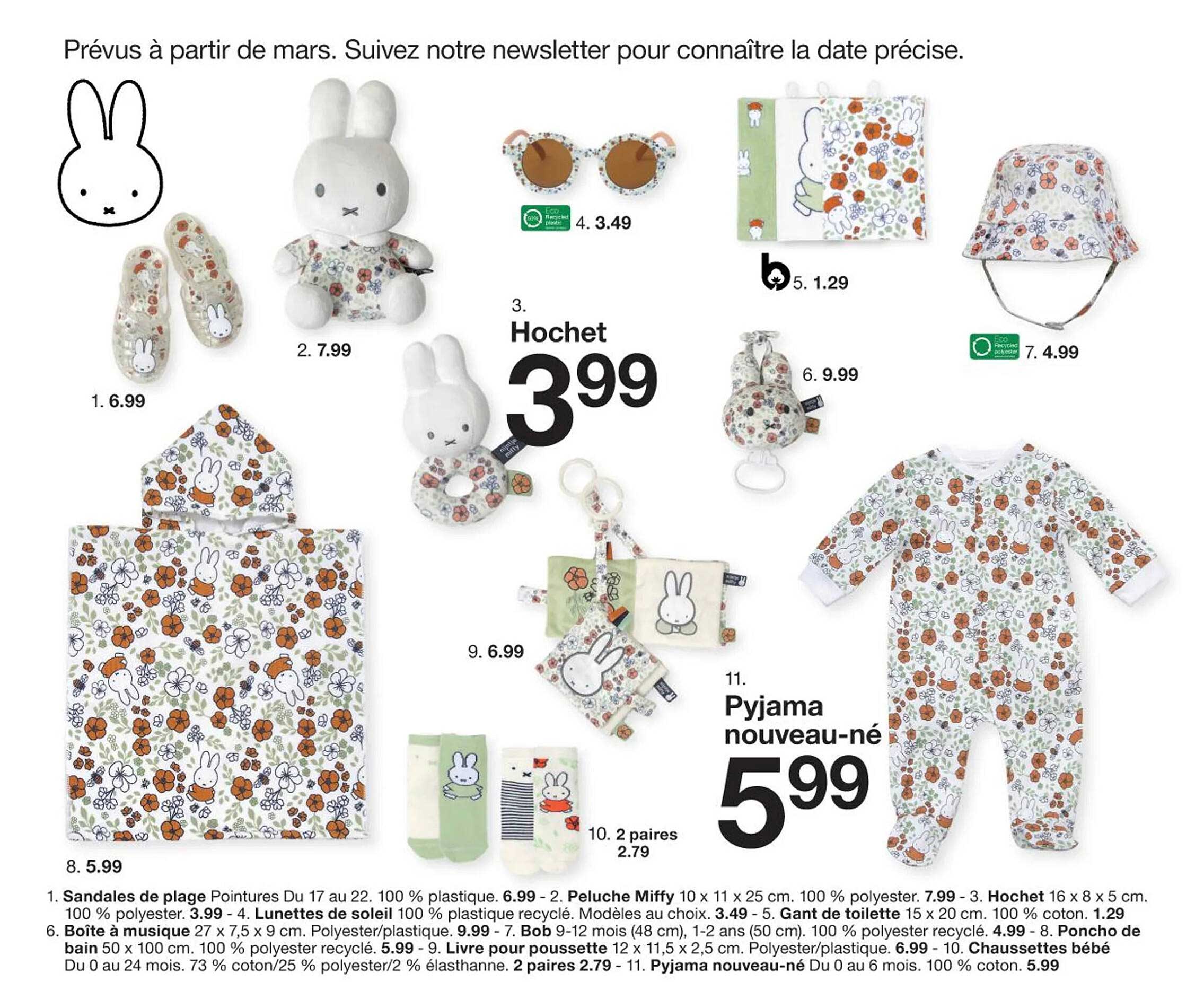 hochet ou pyjama nouveau-né