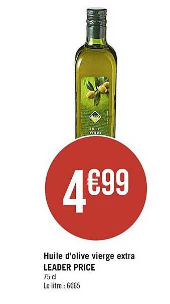huile d'olive vierge extra leader price
