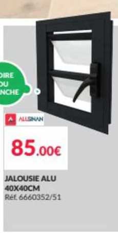 jalousie alu 40x40cm