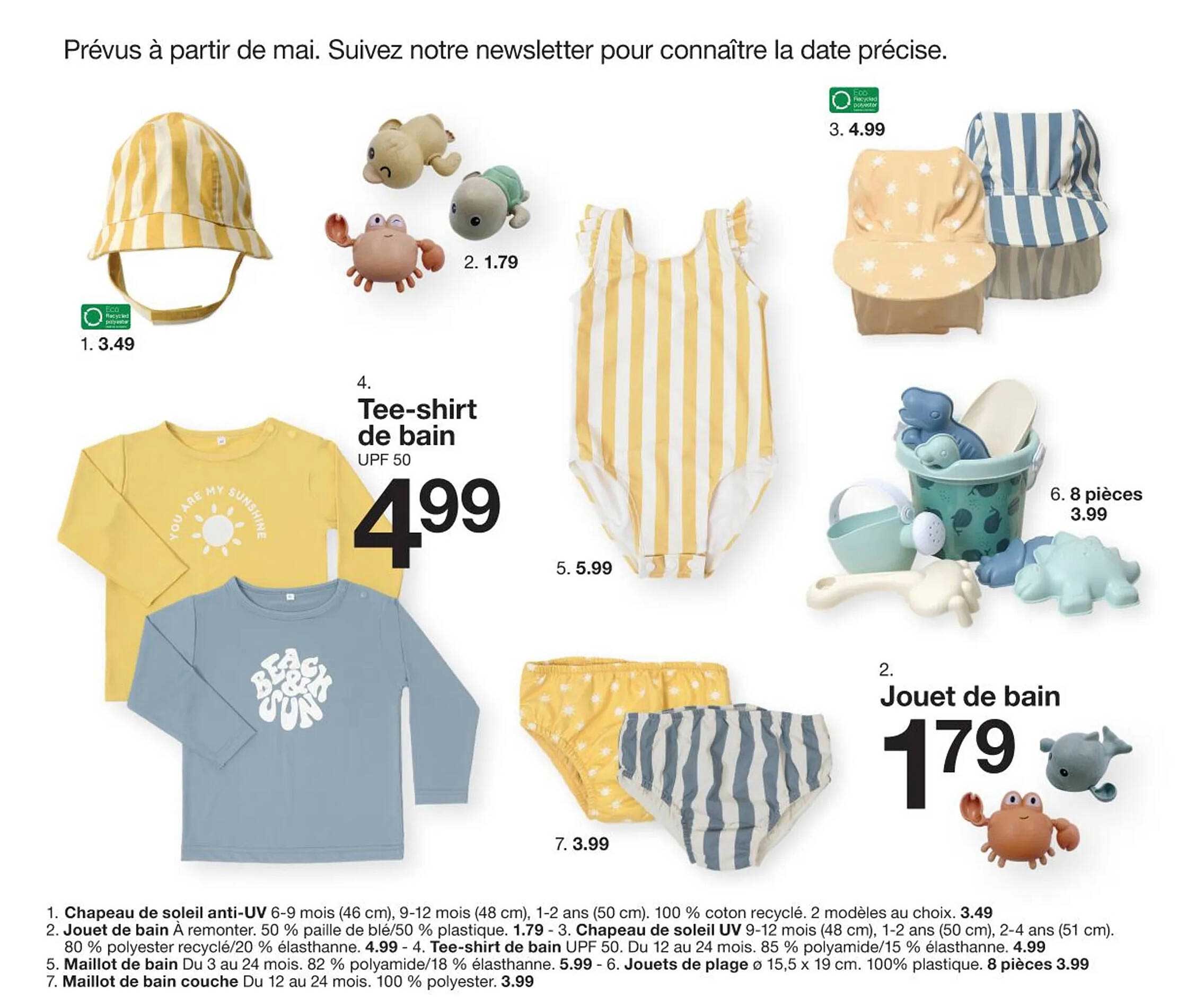 jouet ou tee-shirt de bain