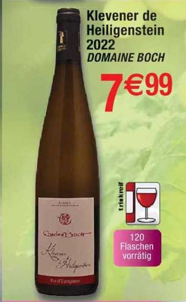 klevener de heiligenstein 2022 domaine boch