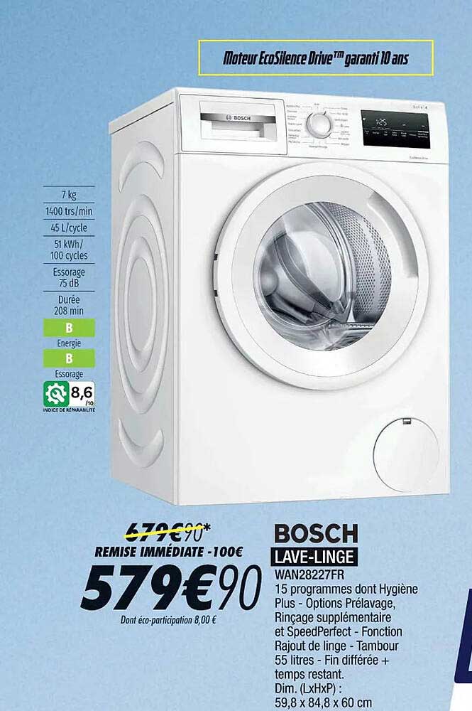 lave-linge bosch
