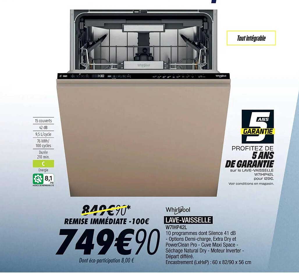 lave-vaisselle whirlpool