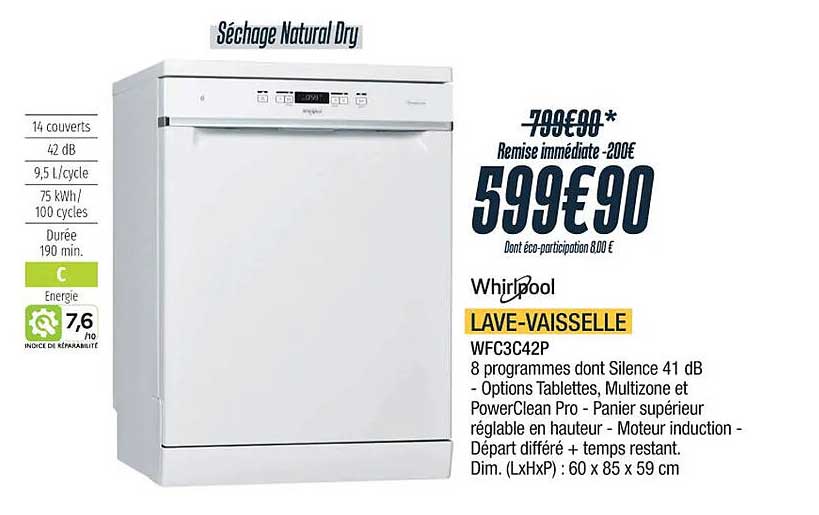 lave-vaisselle whirlpool