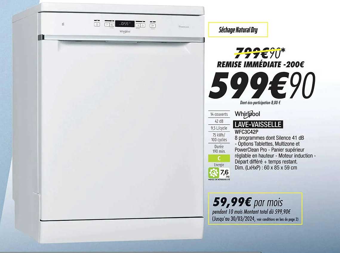 lave-vaisselle whirlpool
