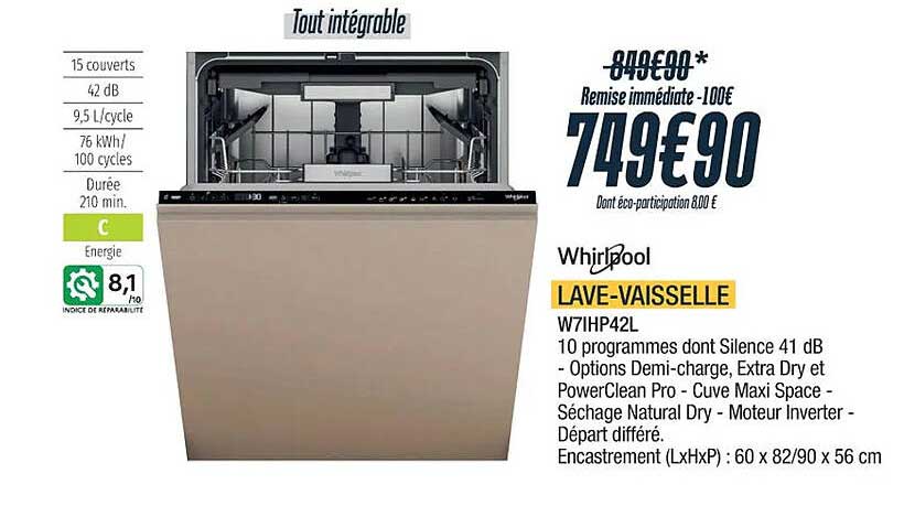 lave-vaisselle whirlpool