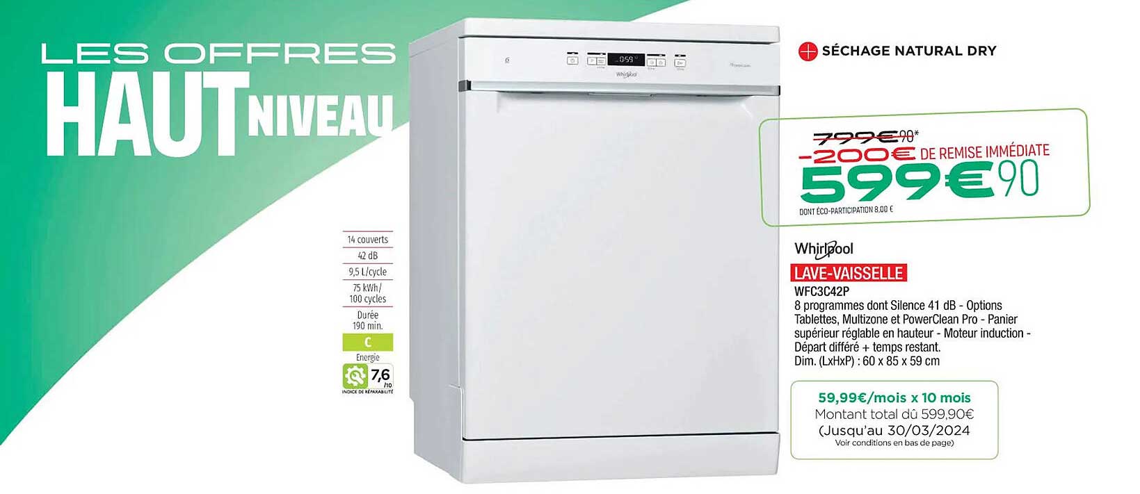 lave-vaisselle whirlpool