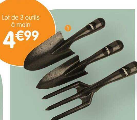 Lot De 3 Outils à Main