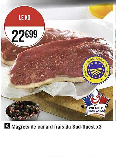 magrets de canard frais du sud-ouest