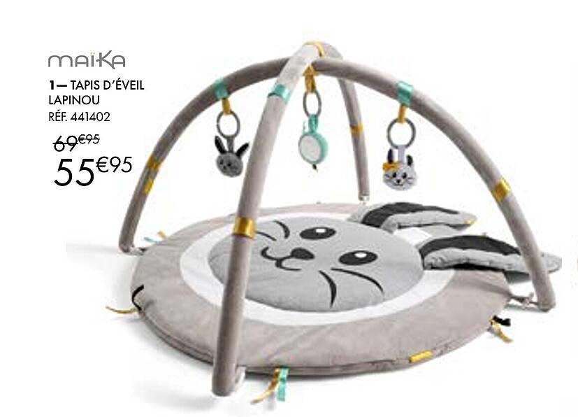 maika tapis d'éveil lapinou