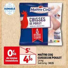 Maître Coq Cuisses De Poulet