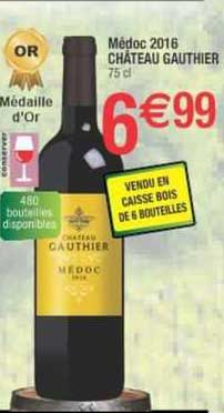 médoc 2016 château gauthier