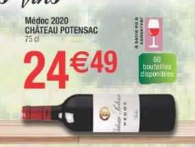 médoc 2020 château potensac