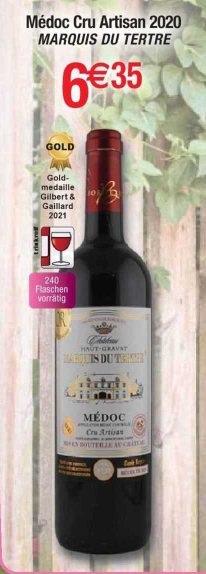 médoc cru artisan 2020 marquis du tertre