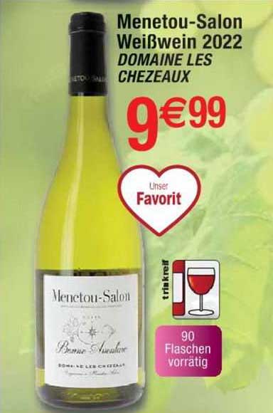 menetou-salon weißwein 2022 domaine les chezeaux