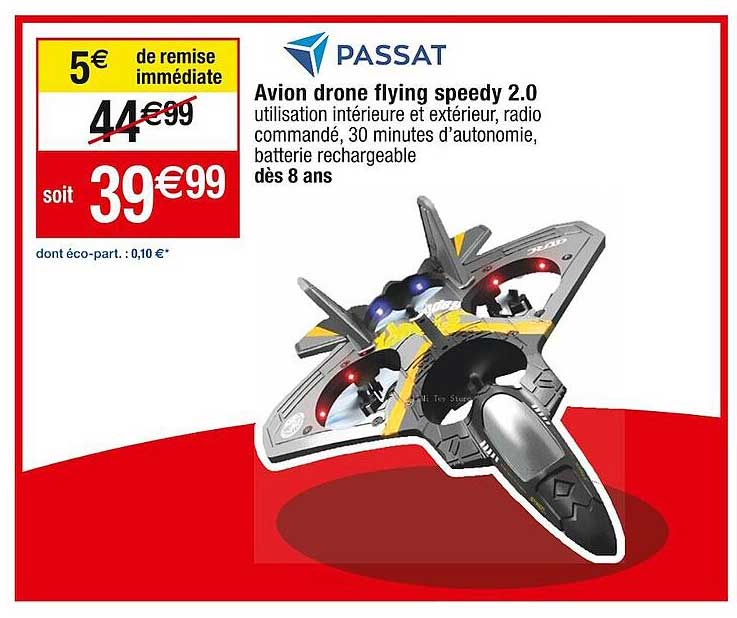 passat avion drone flying speedy 2.0