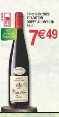 pinot noir 2022 tradition dopff au moulin