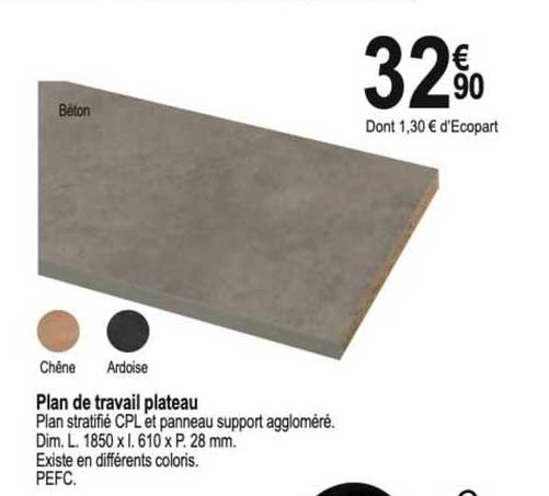 Plan De Travail Plateau