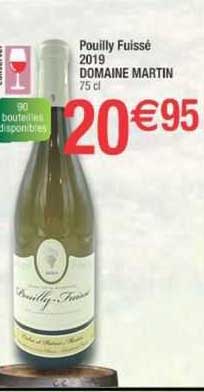 pouilly fuissé 2019 domaine martin