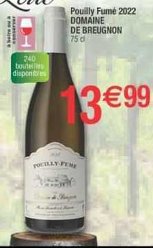 pouilly fumé 2022 domaine de breugnon