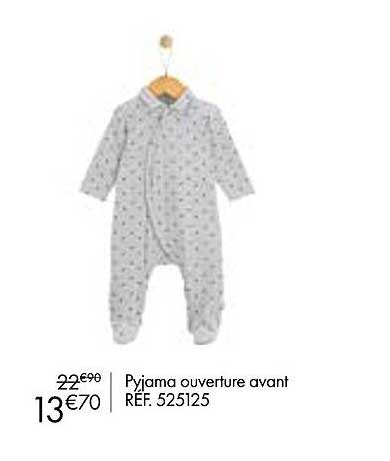 pyjama ouverture avant