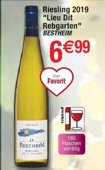 riesling 2019 "lieu dit rebgarten" besthem
